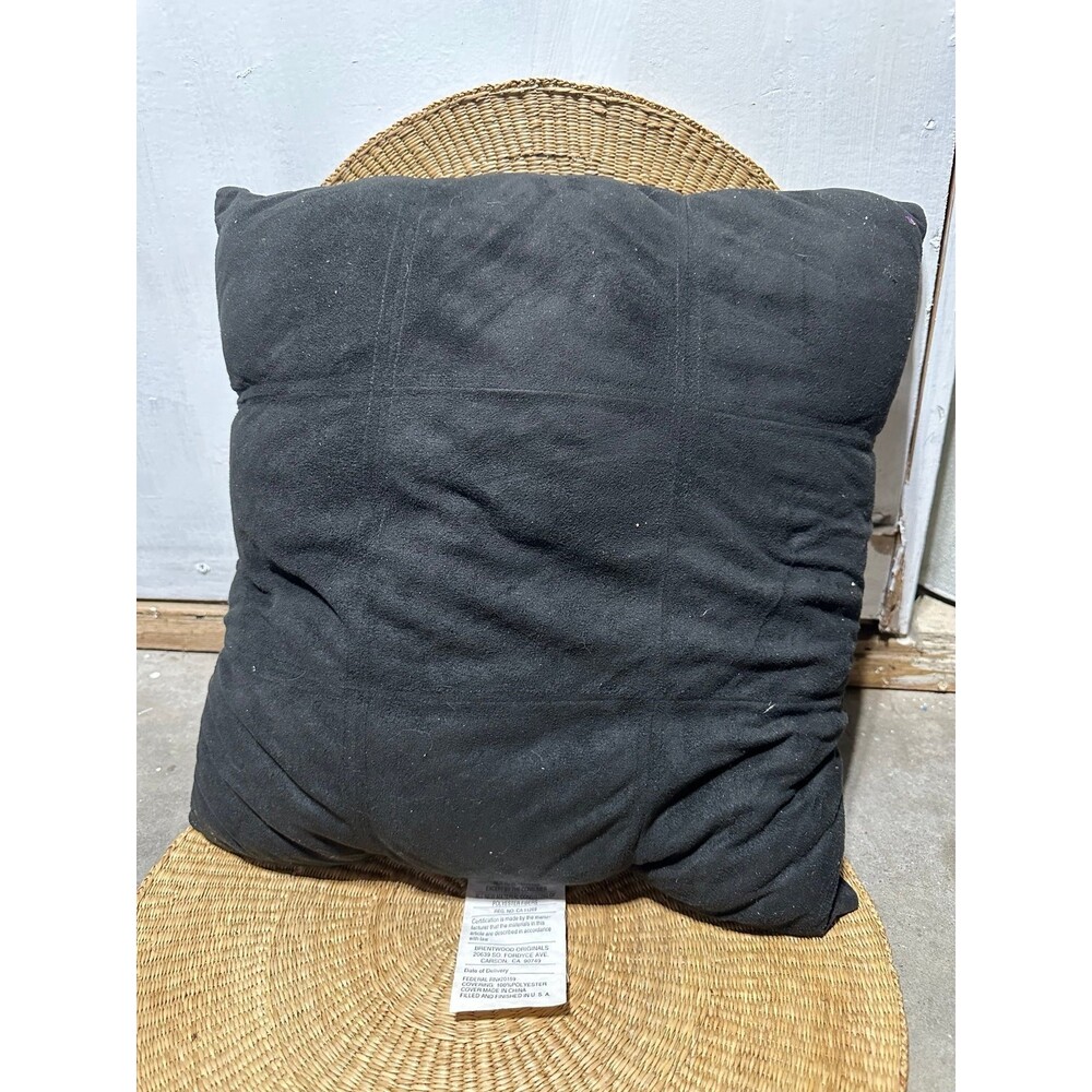 Black Throw Pillow